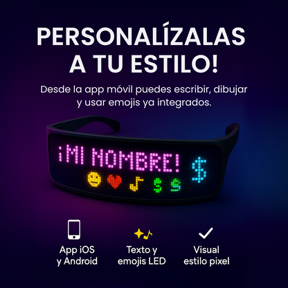 Lentes LEDs Personalizables para Brillar