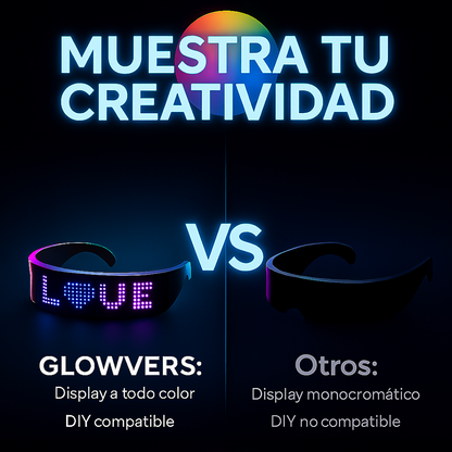 Lentes LEDs Personalizables para Brillar
