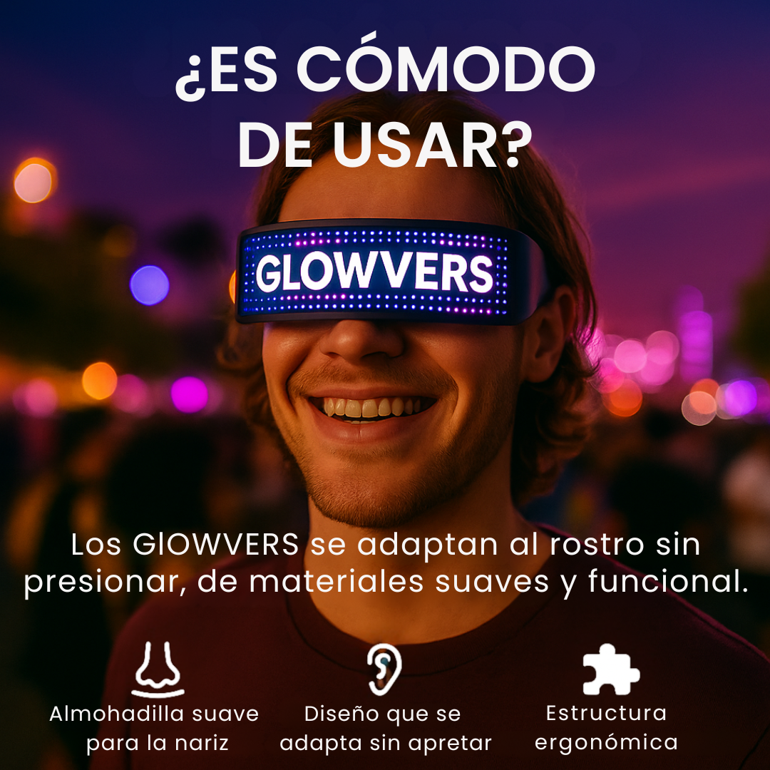 Lentes LEDs Personalizables para Brillar